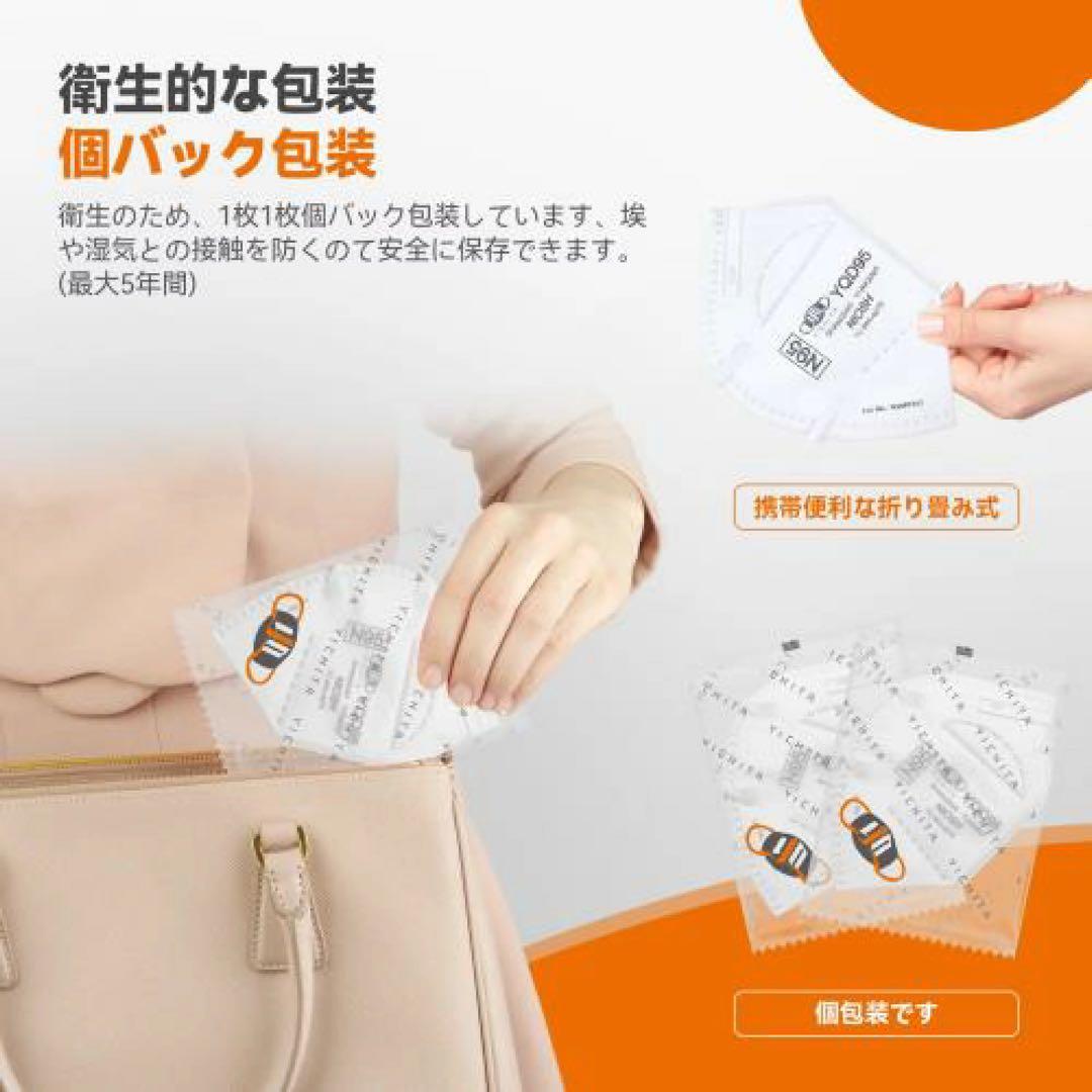 医療用N95マスク　YQD95 100枚入り　新品未開封