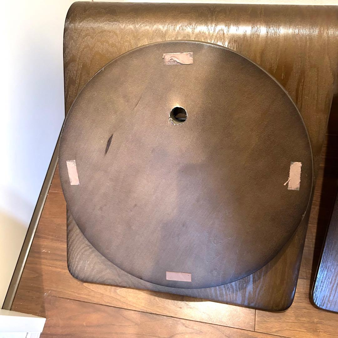 曲木 回転座椅子 木製 クッション レトロ 昭和 旅館 和室 曲げ木 4脚セット