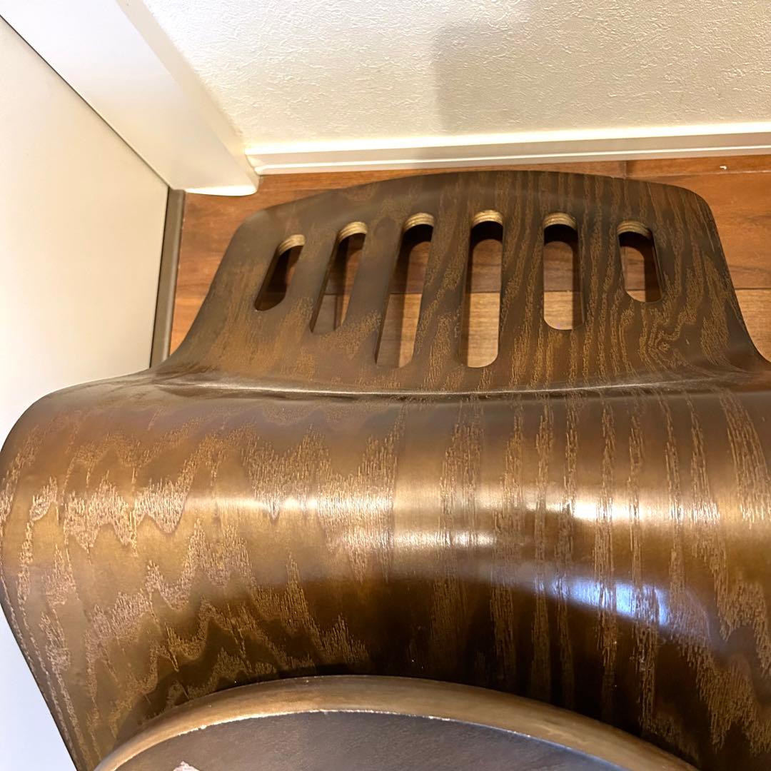 曲木 回転座椅子 木製 クッション レトロ 昭和 旅館 和室 曲げ木 4脚セット