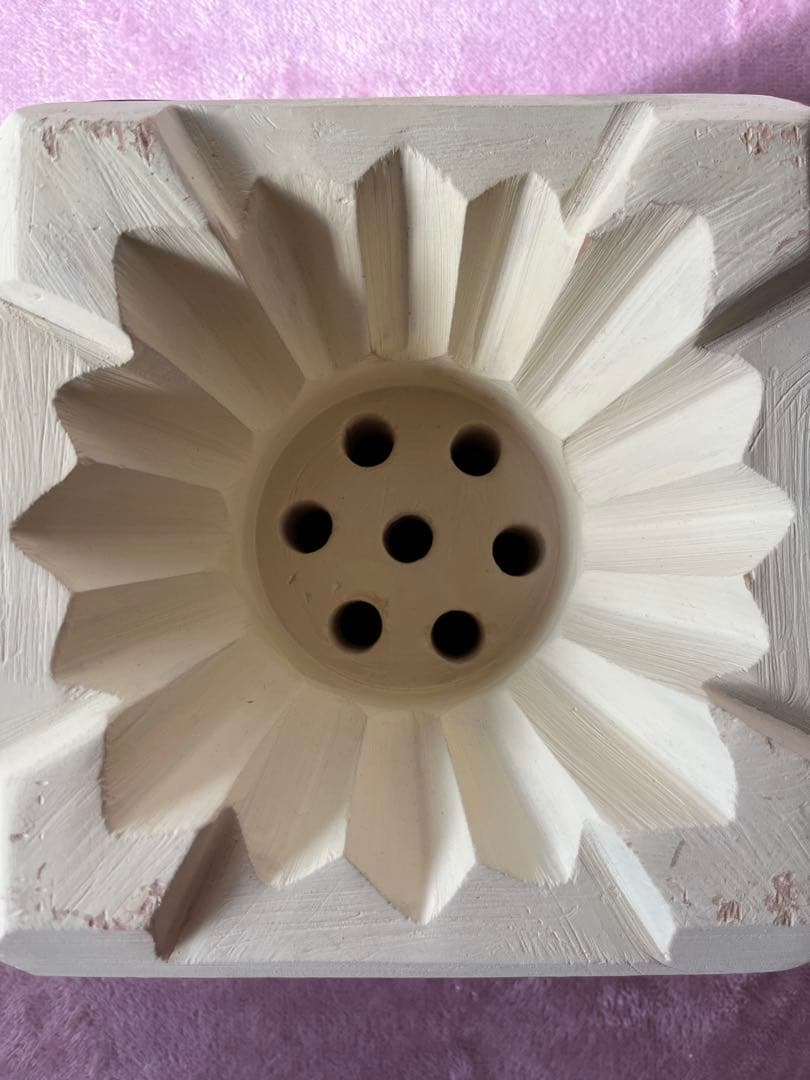 【未使用品】丸和工業 天然岩切出　コンロ 七輪　網付き 角型