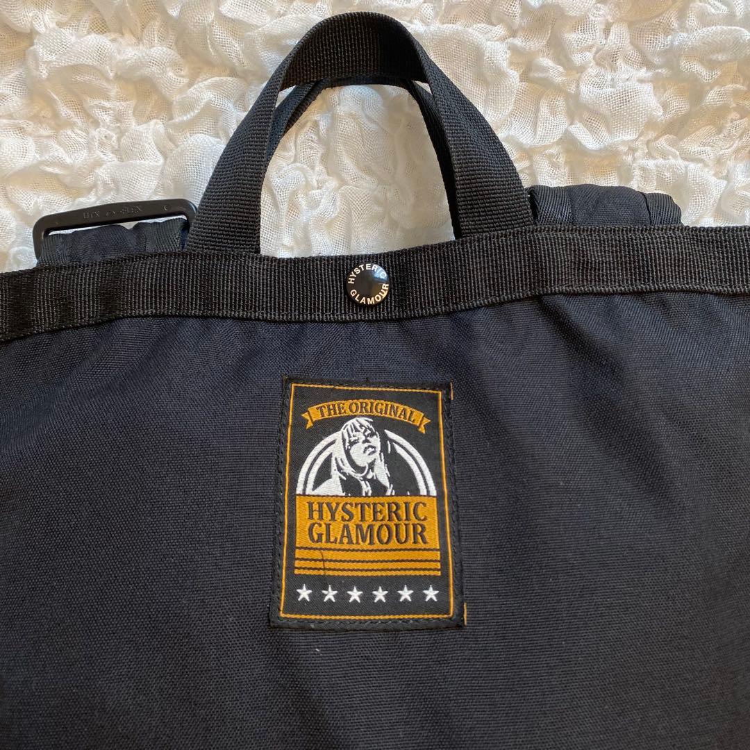 HYSTERIC GLAMOUR ブラック リュック・バックパック