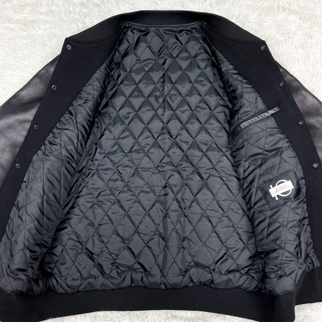 売約済10周年記念 サタデーズニューヨークシティ スタジャン 袖レザー