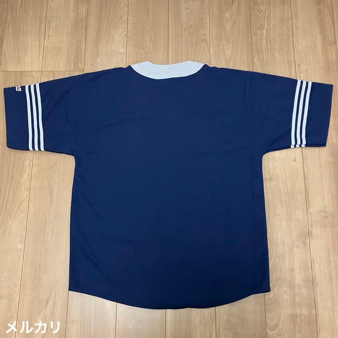 ETOWN XL ベースボールシャツ ネイビー