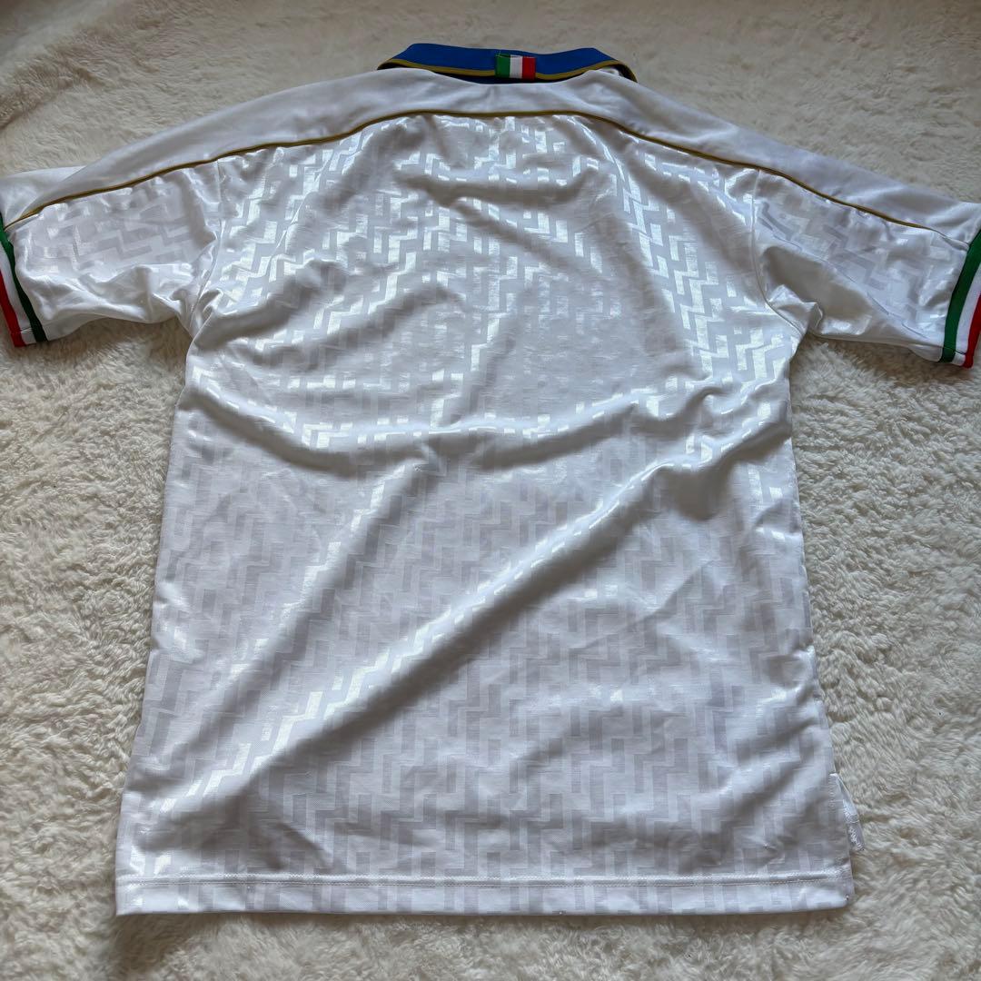 90sビンテージNike サッカーイタリア代表ユニフォーム ブルーMサイズ古着