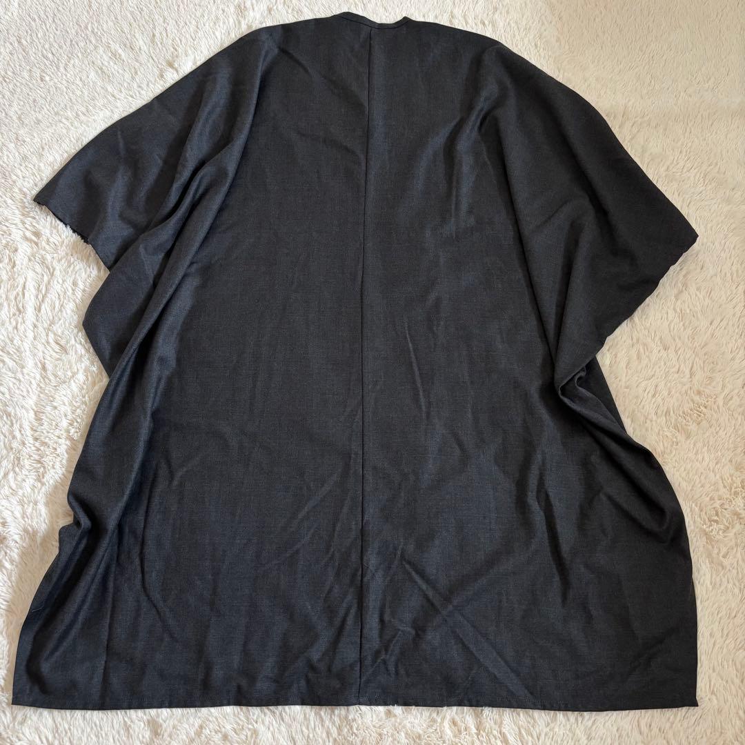 美品‼︎ mizuiro ind ポンチョライク　ウール　ワンピース　グレー