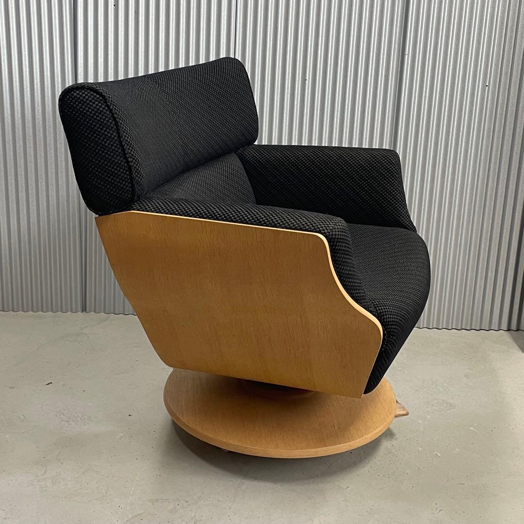 冨士ファニチア】 Tapio タピオ パーソナルチェア 回転式 木製フレーム