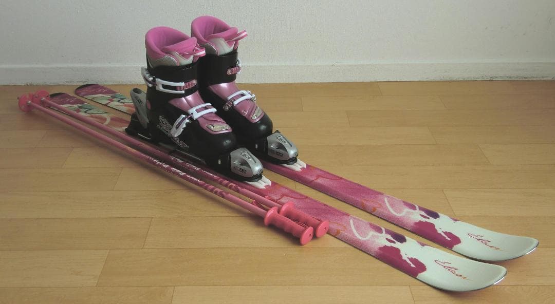 ■■1月限定■送料無料■エラン■ジュニア用スキーセット■板140靴24■WAX■