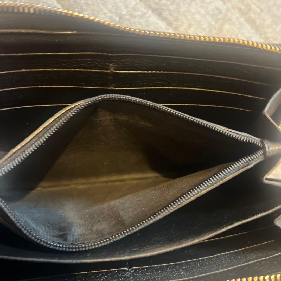 YvesSaintLaurentイヴサンローラン★ラウンド長財布ジップウォレット