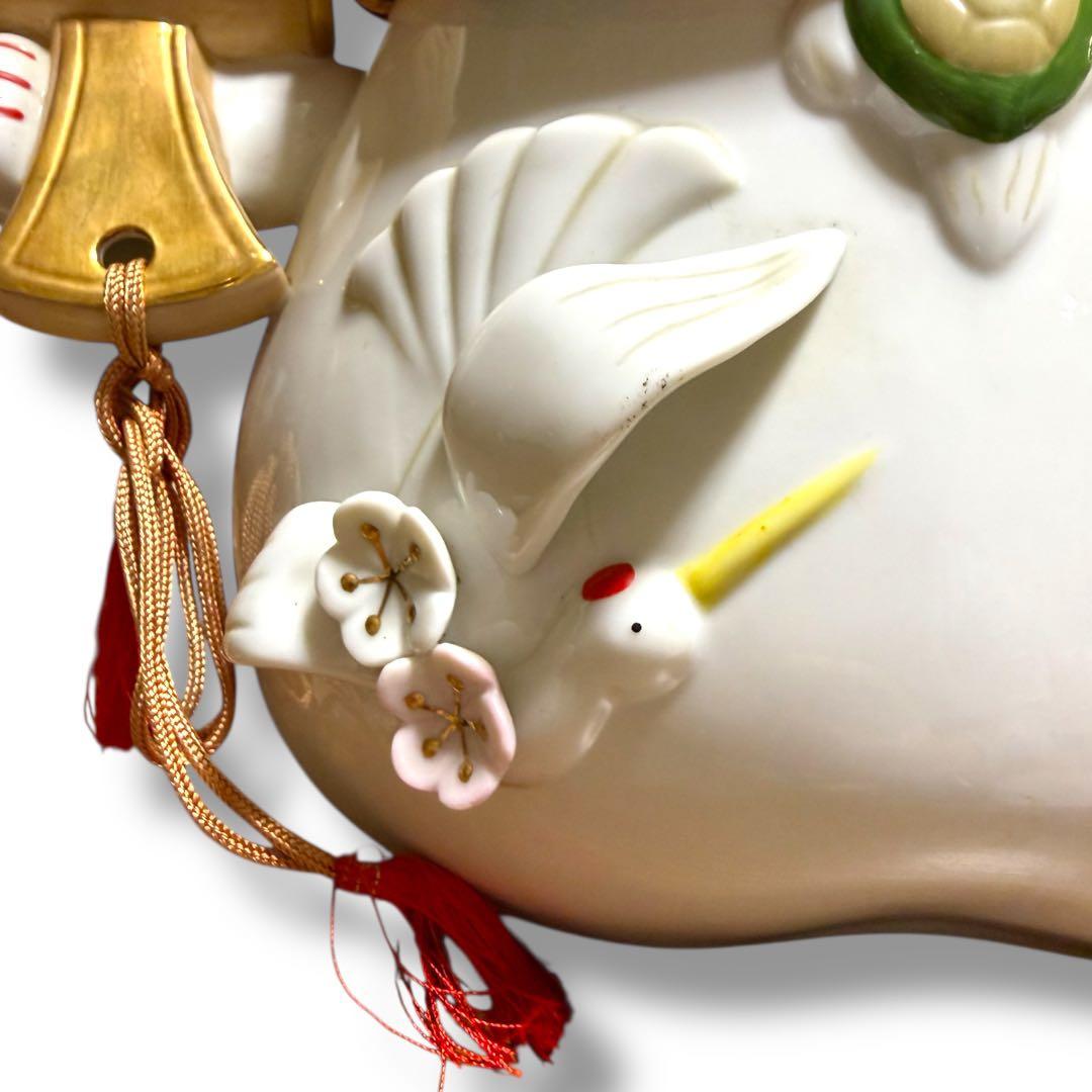 《レア》猫舎道楽堂本舗 大きい招き猫 貯金箱 高さ約30cm