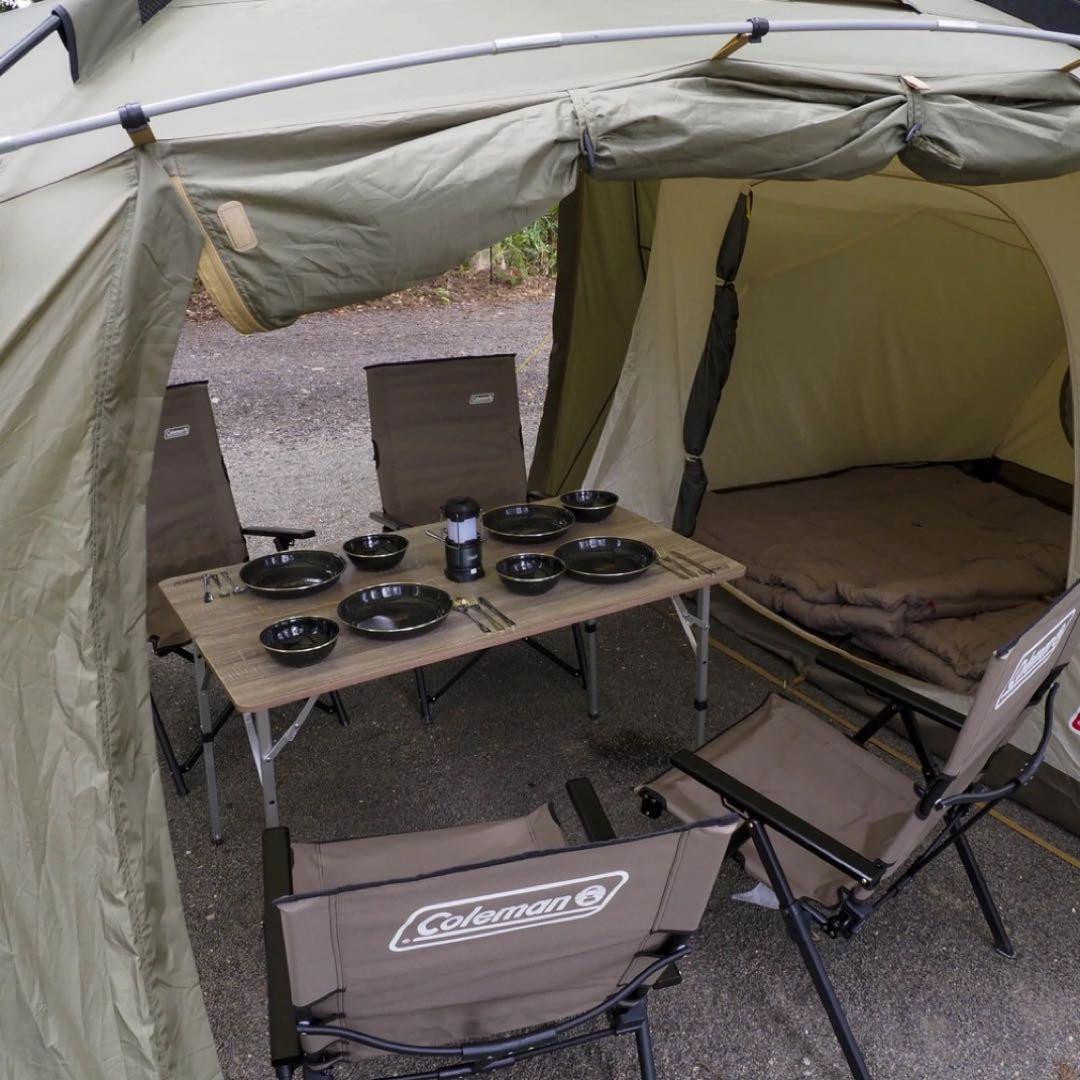 未使用 コールマン ラウンドスクリーン 2ルームハウス オリーブ テント