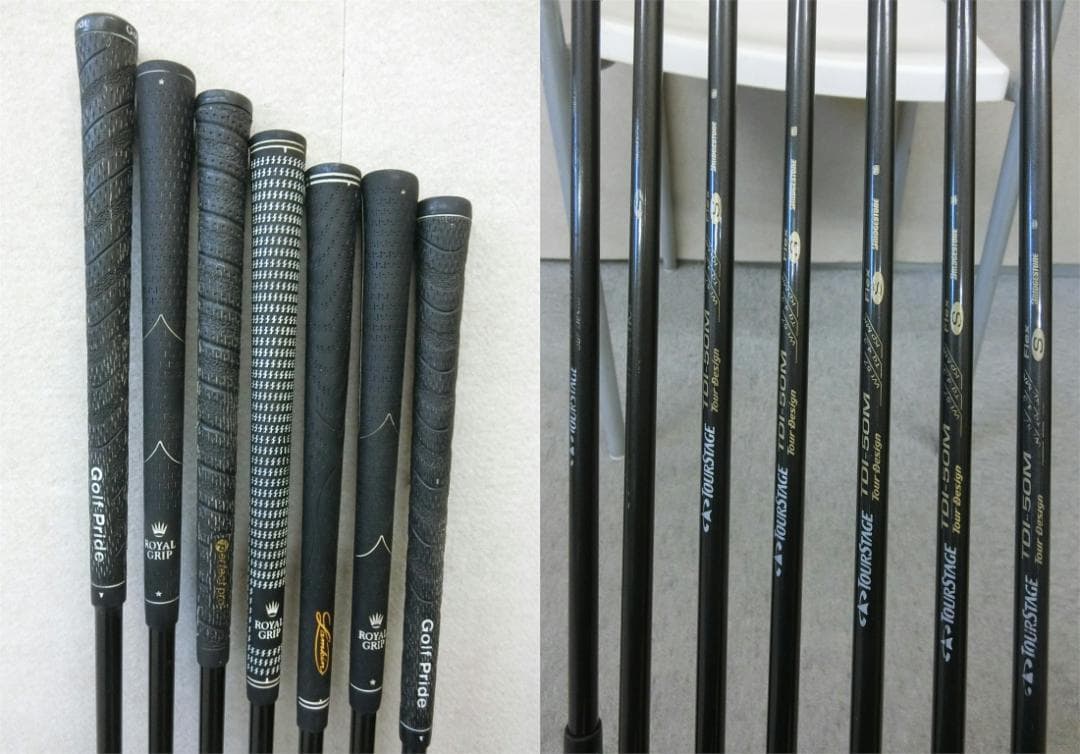 ｂ682★初心者必見ブリヂストン ツアーステージ等メンズゴルフクラブ１１本セット