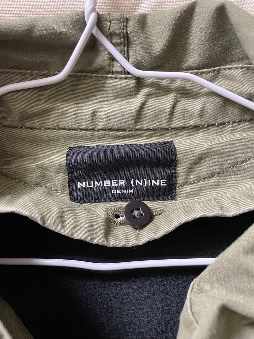 NUMBER (N)INE オリーブグリーン モッズコート