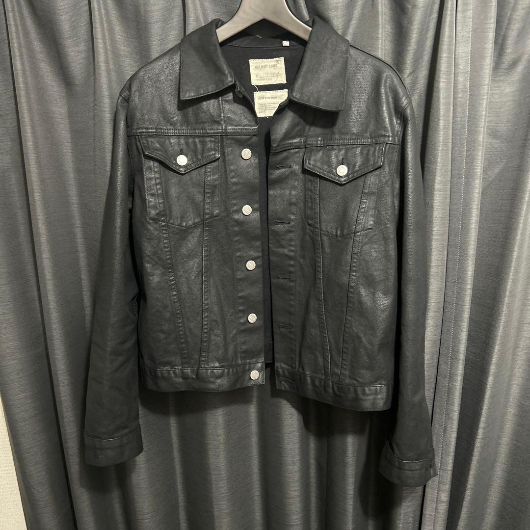 helmut lang 1999 ワックス　コーティングデニムジャケット