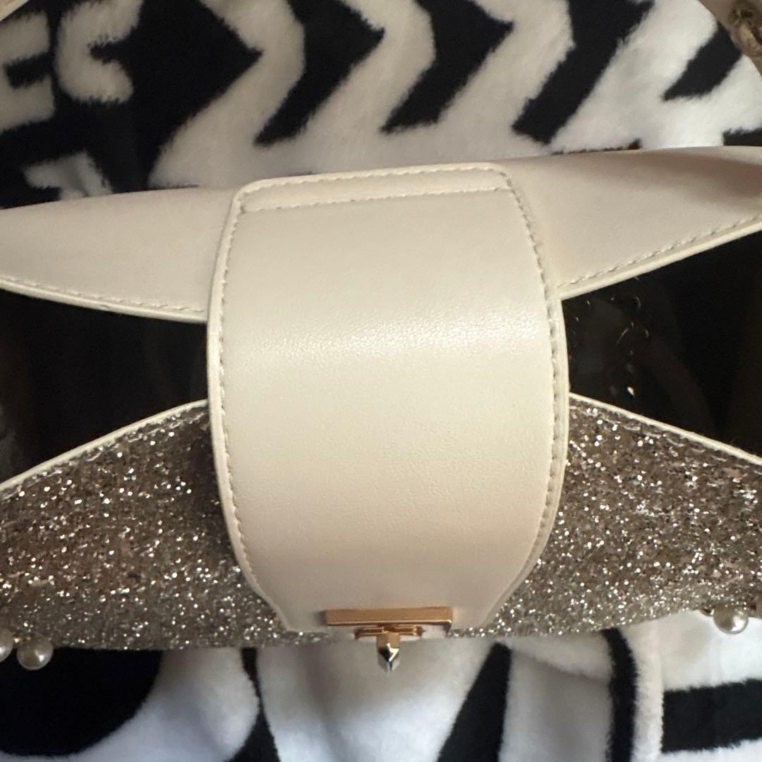 DIANAダイアナグリッターショルダーバッグバニティセルフォードキラキラビジュー