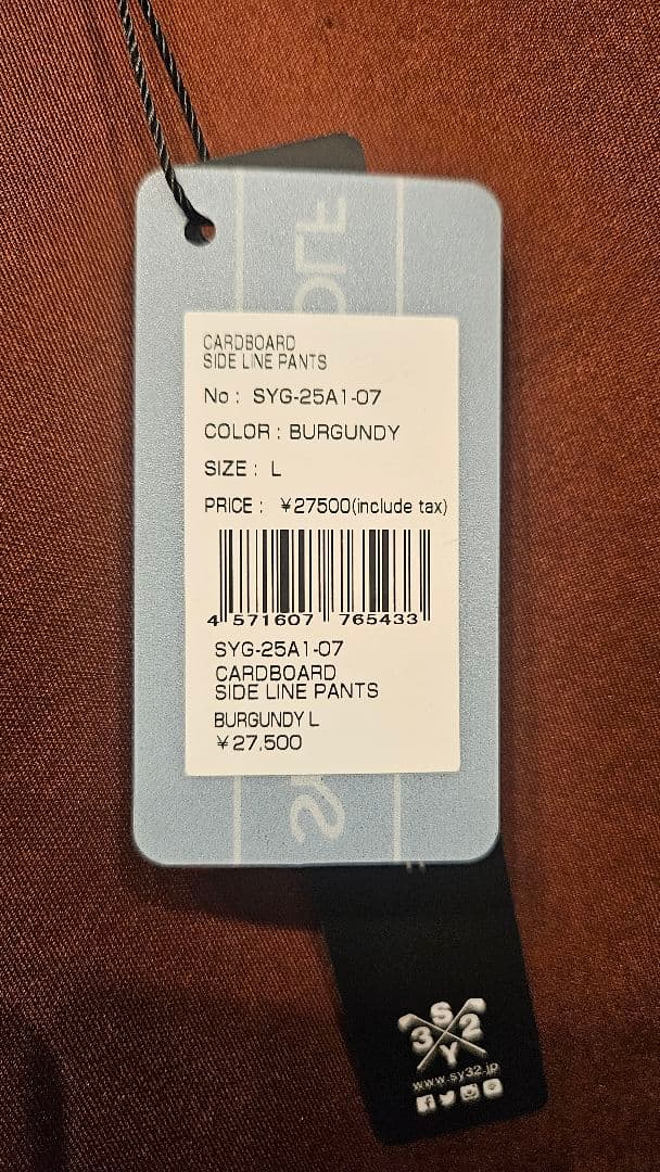 新品 SY32 GOLF 上下セット サイズM