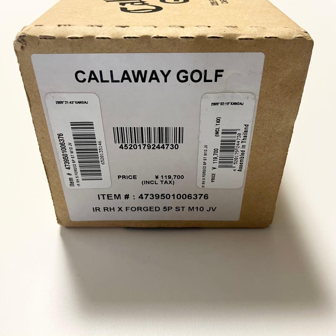 キャロウェイ　アイアンセット　Xフォージド ⭐︎新品未使用品⭐︎