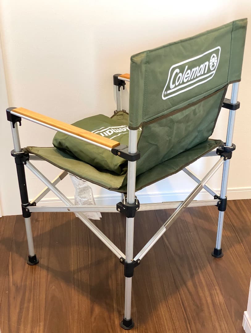 【2脚セット】 Coleman コールマン 2WAYキャプテンチェア 赤/緑