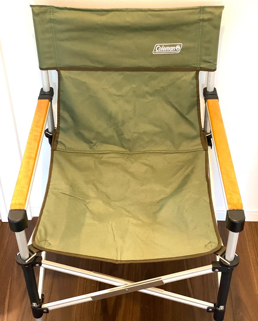 【2脚セット】 Coleman コールマン 2WAYキャプテンチェア 赤/緑