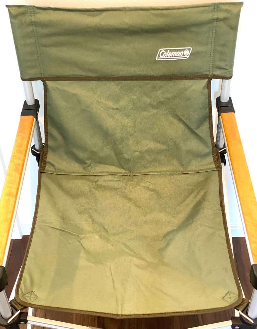【2脚セット】 Coleman コールマン 2WAYキャプテンチェア 赤/緑