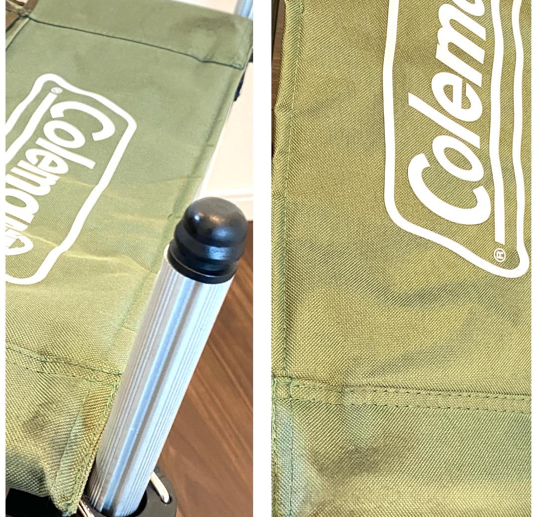 【2脚セット】 Coleman コールマン 2WAYキャプテンチェア 赤/緑