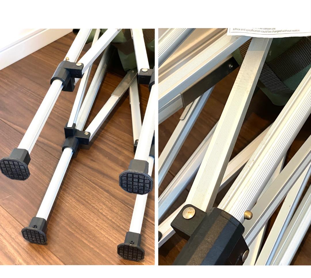 【2脚セット】 Coleman コールマン 2WAYキャプテンチェア 赤/緑