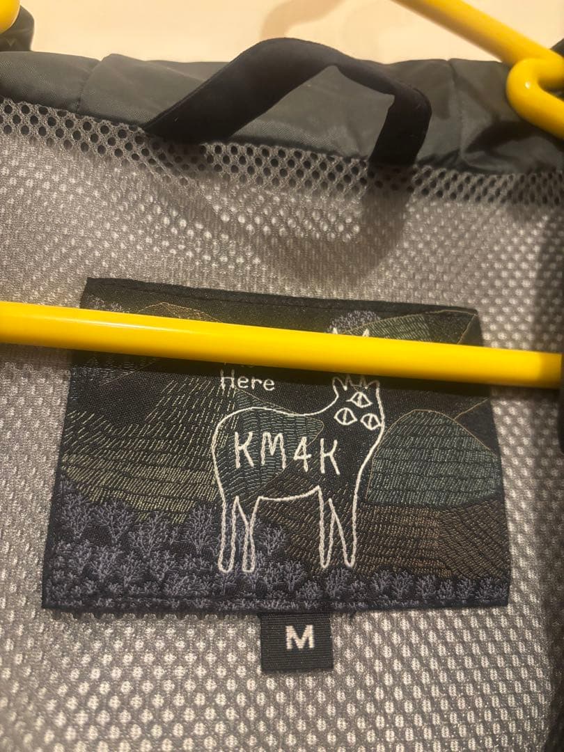 KM4K フード付きスノーボードウェア Mサイズ 黒 オレンジ