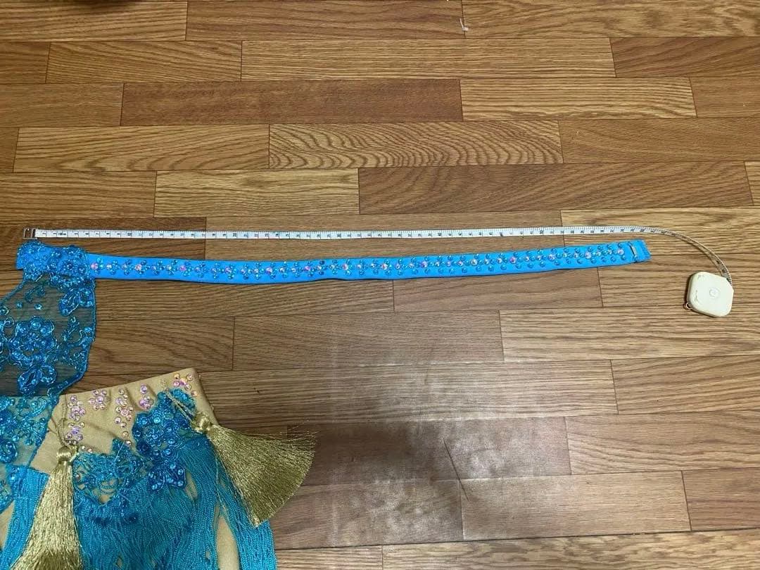 ベリーダンス衣装 ドラムソロ　belly dance costume ターコイズ