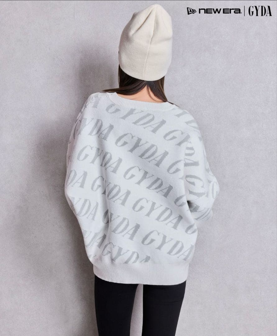 GYDA GYDA×NEWERA GD bijouニット　新発売　ホワイト