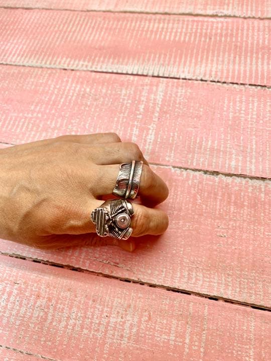 あーちゃん様専ネイティブスピリット フェザーリング スターリング