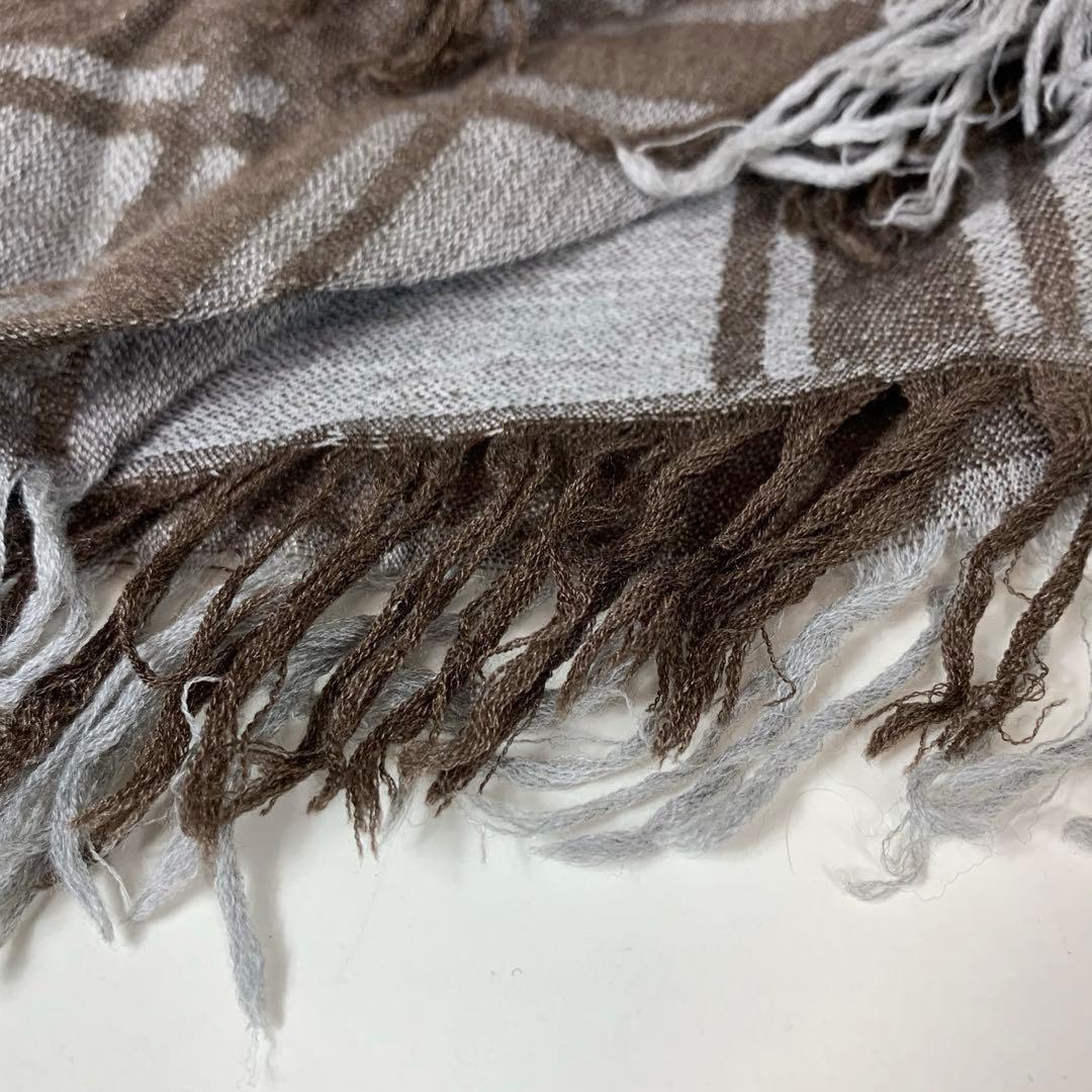 GUCCI グッチ 大判 ショール ストールGGモノグラム柄 シルク混