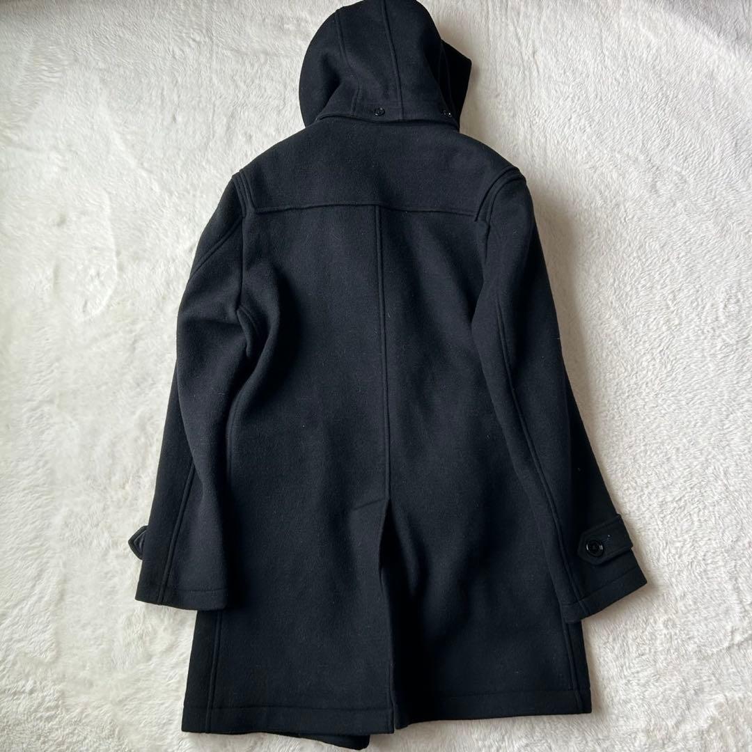 【美品】バーバリーブラックレーベル ウールメルトン ダッフルコート 2way