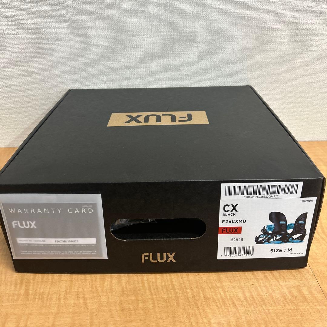25-26 FLUX フラックス CX シーエックス BLACK M 新品未使用 - メルカリ