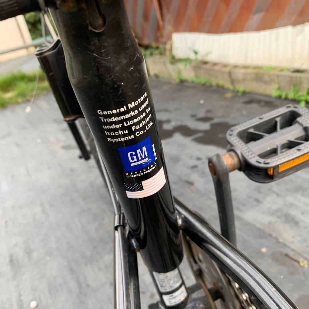 値下‼️HUMMER 折り畳み自転車　ブラック 太タイヤ20×3.0 ハマー