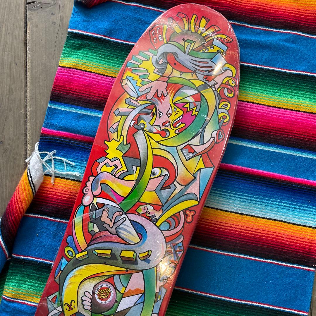 HOSOI スケートボードデッキ サンタクルーズピカソ9.8インチ