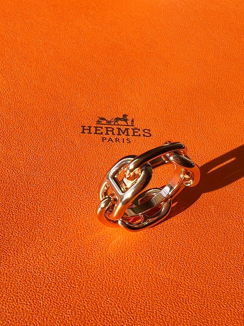 新品未使用❣️HERMÈSエルメス　 シェーヌダンクル スカーフリング