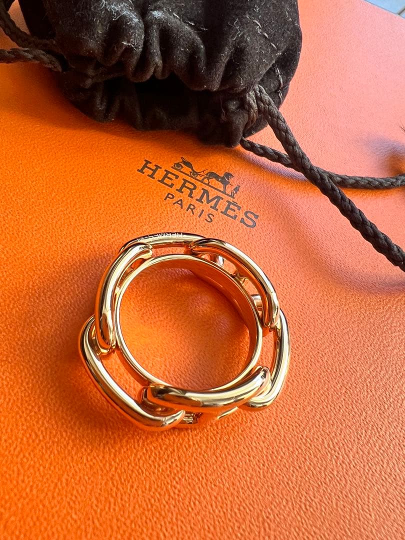 新品未使用❣️HERMÈSエルメス　 シェーヌダンクル スカーフリング