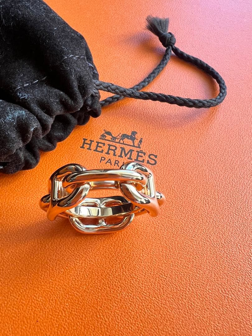 新品未使用❣️HERMÈSエルメス　 シェーヌダンクル スカーフリング