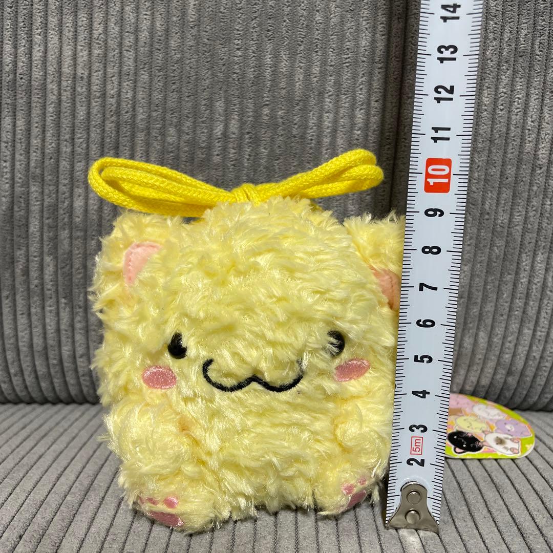 新品 まるねこCLUB ぬいぐるみ巾着ニャ 3つセット ぬいぐるみ ポーチ