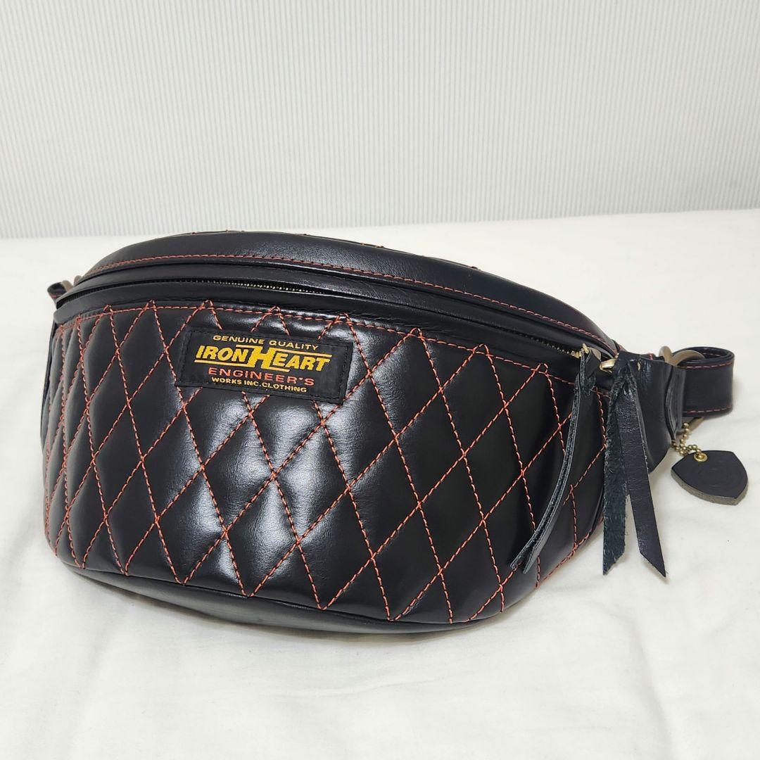 【最終値下】IRON HEART アイアンハートオールレザーウエストバッグ