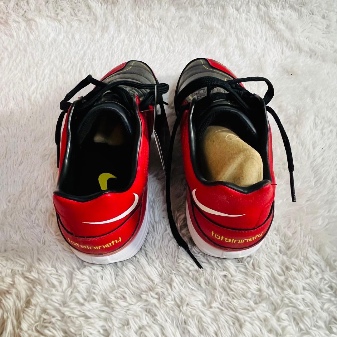 Nike トータル90 シュート 24.5cm レッド/グレー 新品タグ付き