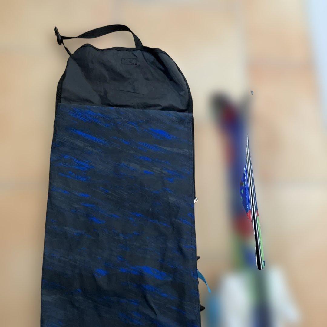 スキーセット　板106 ビンディング、ストック　カバー付き