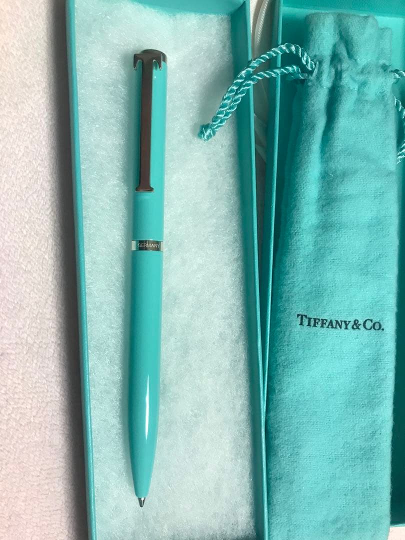 未使用箱付☆Tiffany & Co. ボールペン ティファニーブルー送料込