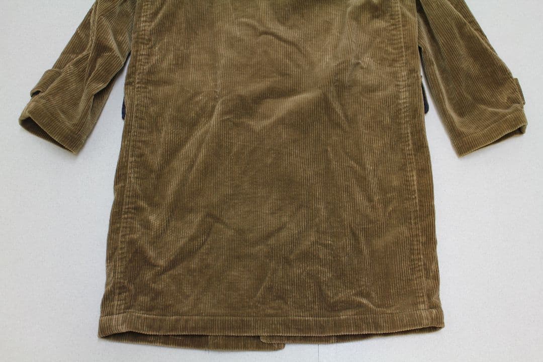 VAN JAC コーデュロイ ダッフルコート ブラウン オシャレ