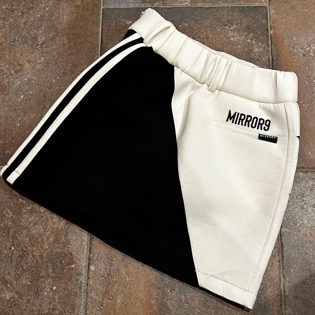 MIRROR9 セットアップ　ジャケット　スカート 星　ブラック　ホワイト