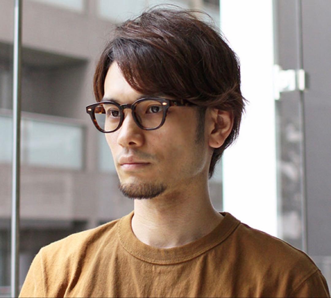 【EYEVAN】伊達メガネ 47サイズ Webb TORT