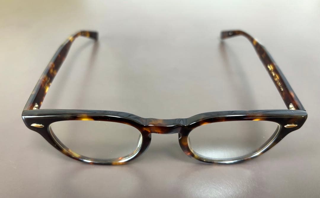 【EYEVAN】伊達メガネ 47サイズ Webb TORT