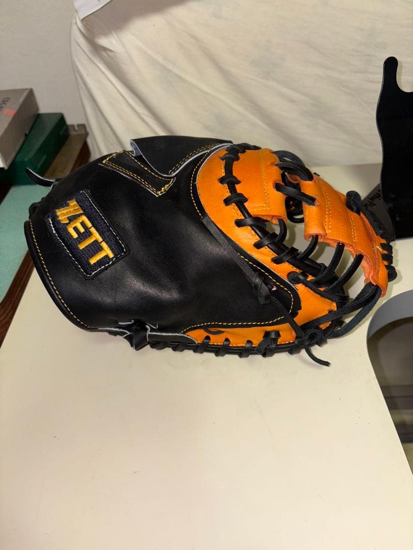 ZETT プロステータス軟式キャッチャーミット　リペア品