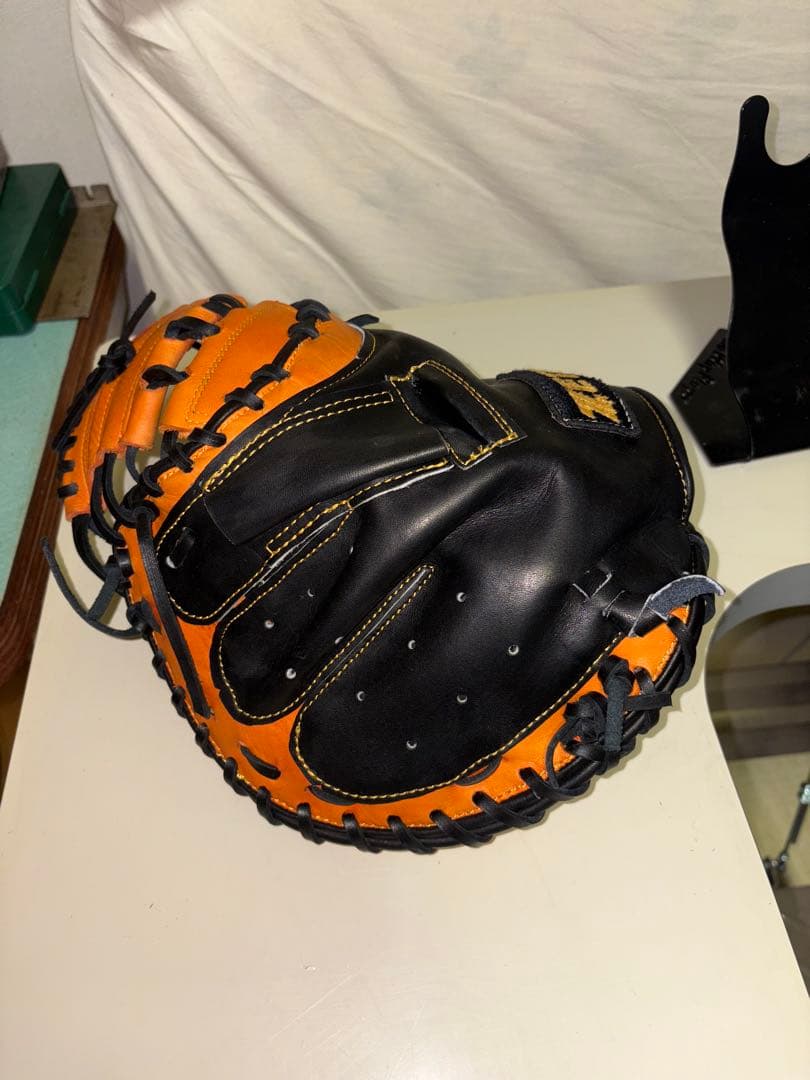 ZETT プロステータス軟式キャッチャーミット　リペア品