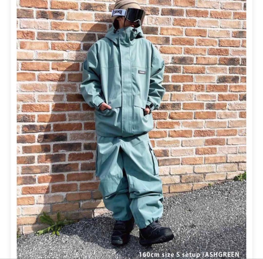 HIMANI スノーボードウェア ズボン S アッシュグリーン - メルカリ