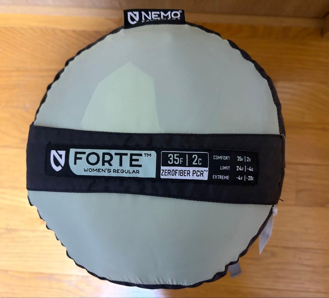 NEMO FORTE 35 寝袋・シュラフ　ニーモ　フォルテ